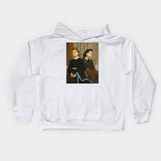 The Bellelli Sisters by Edgar Degas Kids Hoodie